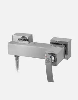 ست چهارتکه شیرآلات ساختمانی قهرمان مدل فلت صدف