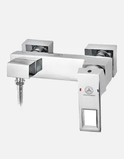 ست سه تکه شیرآلات ساختمانی قهرمان مدل فلت برسام