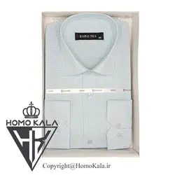 پیراهن چهارخانه ریز مردانه کد 1369