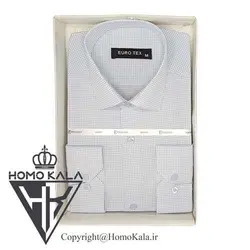 پیراهن چهارخانه ریز مردانه کد 1364