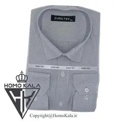 پیراهن چهارخانه ریز شکیل مردانه کد 228