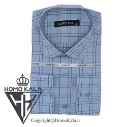 پیراهن چهارخانه شکیل مردانه کد 039