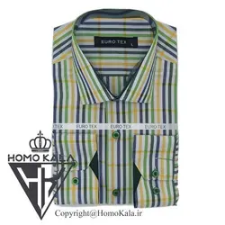 پیراهن راه دار نقشین مردانه کد 027