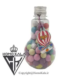 شکلات لامپی با مغزی بیسکوییت