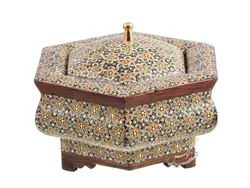 شکلات خوری خاتم کاری مدل سلطنتی