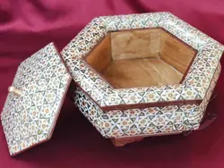 شکلات خوری خاتم کاری مدل سلطنتی