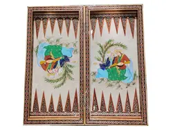 تخته نرد و شطرنج خاتم و نقاشی چهره