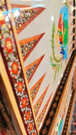 تخته نرد و شطرنج خاتم و نقاشی چهره