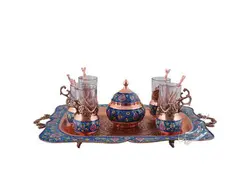 سرویس چای خوری مس و پرداز