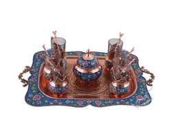 سرویس چای خوری مس و پرداز