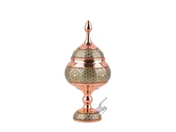 شکلات خوری مس و خاتم سایز 20