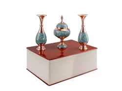 سرویس گلدان و شکلات خوری فیروزه کوب