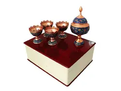 ست شکلات خوری و آجیل خوری پرداز
