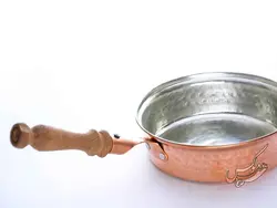 ماهیتابه مسی مسافرتی