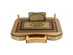 قلمدان خاتم کاری کشویی اداری سایز بزرگ