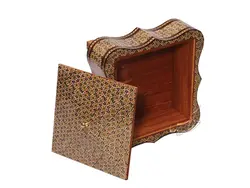 جعبه شکلات خاتمکاری مربع