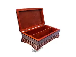 جعبه کارد و چنگال خاتم کاری طرح گل و مرغ