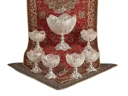 ست آجیل خوری ملیله کاری