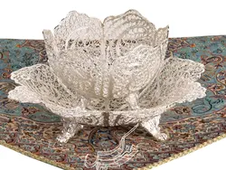 ست کاسه و شکلات خوری ملیه کاری