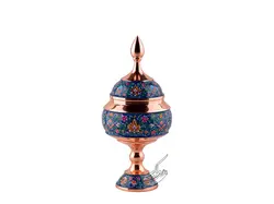 شکلات خوری مس و میناکاری کوچک کوچک سایز 20