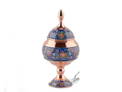 شکلات خوری مس و پرداز کوچک سایز 22 اثر شیرازی