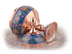 شکلات خوری مس و پرداز کوچک سایز 22 اثر شیرازی