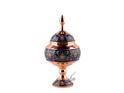 شکلات خوری مس و مینا متوسط سایز 27