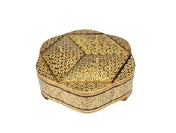 شکلات خوری خاتم کاری چوبی سه درب