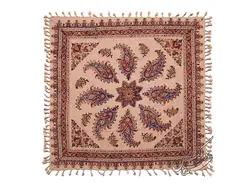 پارچه قلم کار طرح بته سرکج