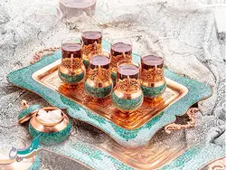 سرویس چای خوری فیروزه کوبی اصفهان