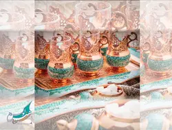 سرویس چای خوری فیروزه کوبی اصفهان