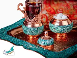 سرویس چای خوری فیروزه کوبی اصفهان