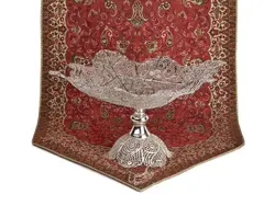 شيريني خوري ملیه کاری مربع کف گود تاجی بزرگ