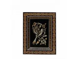 تابلو قلم زنی کوچک تک گل