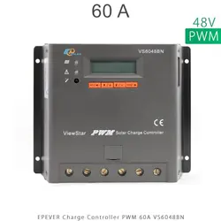 شارژ کنترلر 60A و 48V مدل VS6048BN سری PWM برند EPEVER