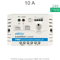 شارژ کنترلر 10A و 24V مدل LS1024E/EU سری PWM برند EPEVER