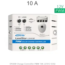 شارژ کنترلر 10A و 12V مدل LS1012E/EU سری PWM برند EPEVER