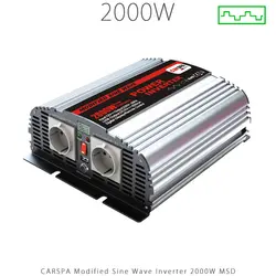 اینورتر شبه سینوسی 2000 وات مدل MSD2000 برند CARSPA سری MSD