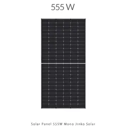 پنل خورشیدی 555 وات مونو کریستال برند Jinko Solar