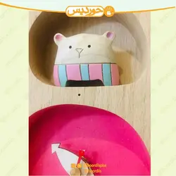 ساعت کودک کد B2 خرس راه راه (عمودی خونه)