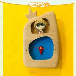 ساعت کودک کد P2 پسر عینکی (عمودی اناری)