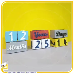 مکعب تاریخ کودک (گاه شمار پک سن ) کد 0110
