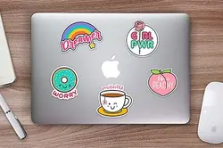 استیکر لپ تاپ کوچک