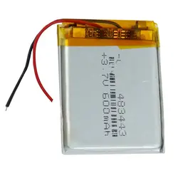 باتری لیتیوم483443/ 4*35*45میل/ 600mah