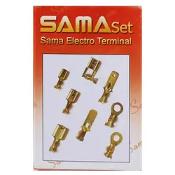 سوکت سر سیم کولری samaset  برنجی