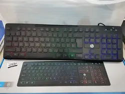 صفحه کلید طرح اچ پی  RGB مدل K550F