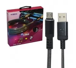 کابل شارژ میکرو چراغدار MOXOM MX-CB66