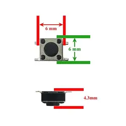 سوییچ SMD 6*6*4.3