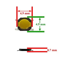سوییچ SMD 4.9*4.9*0.7