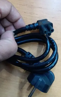 کابل برق شارژر لپ تاپ 1.5 متری سر 90 درجه VENETOLINK